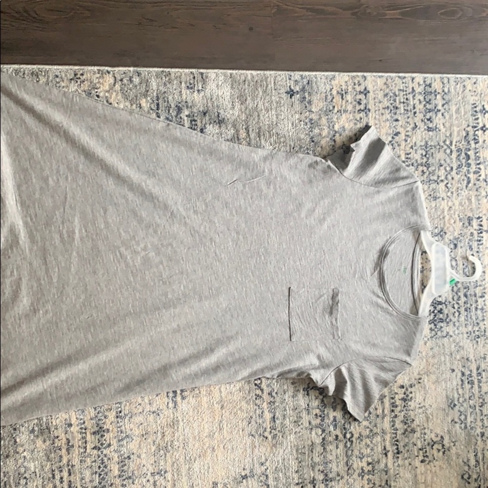 Gray tshirt dress